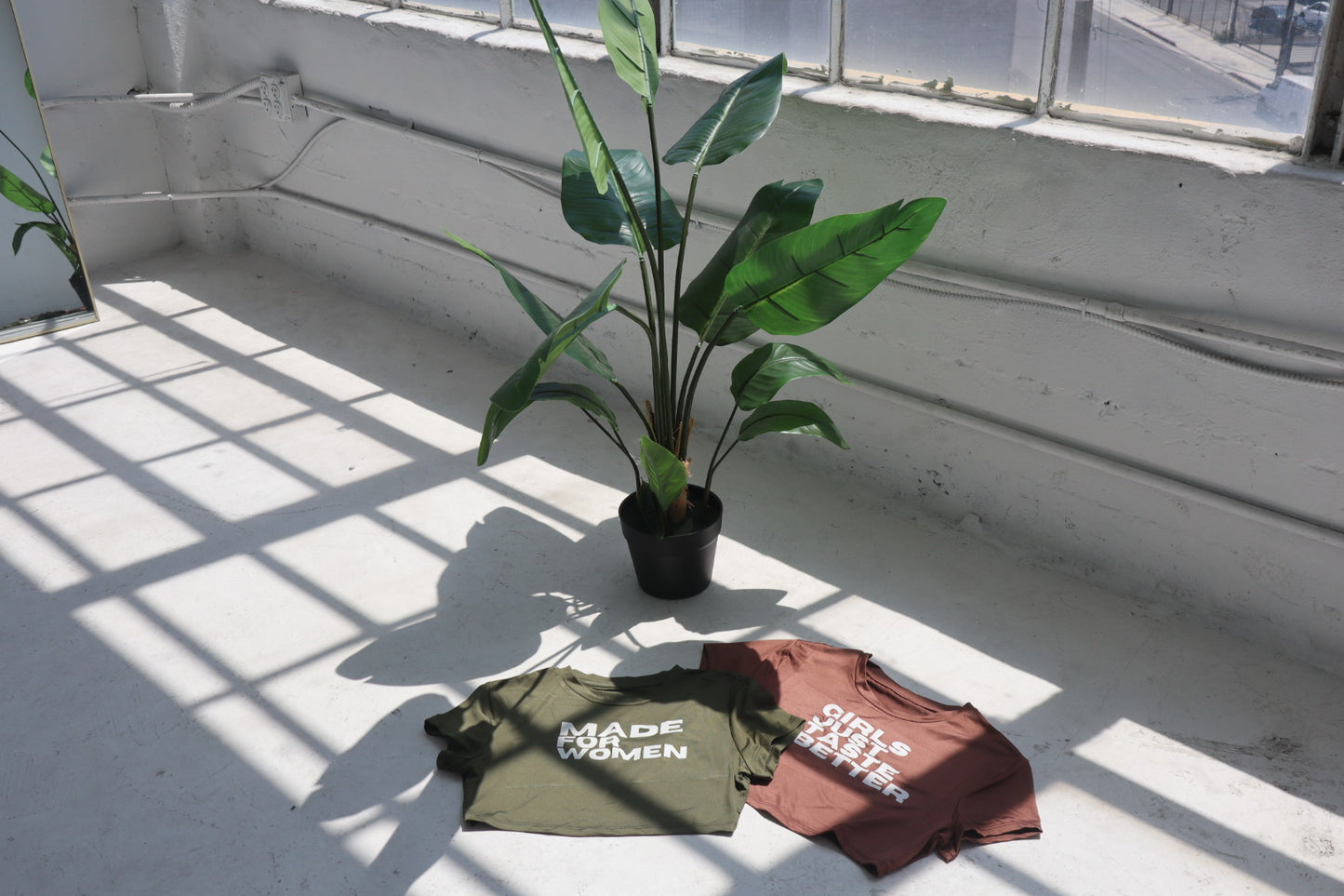 "Made for Women" Crop Top in Matcha