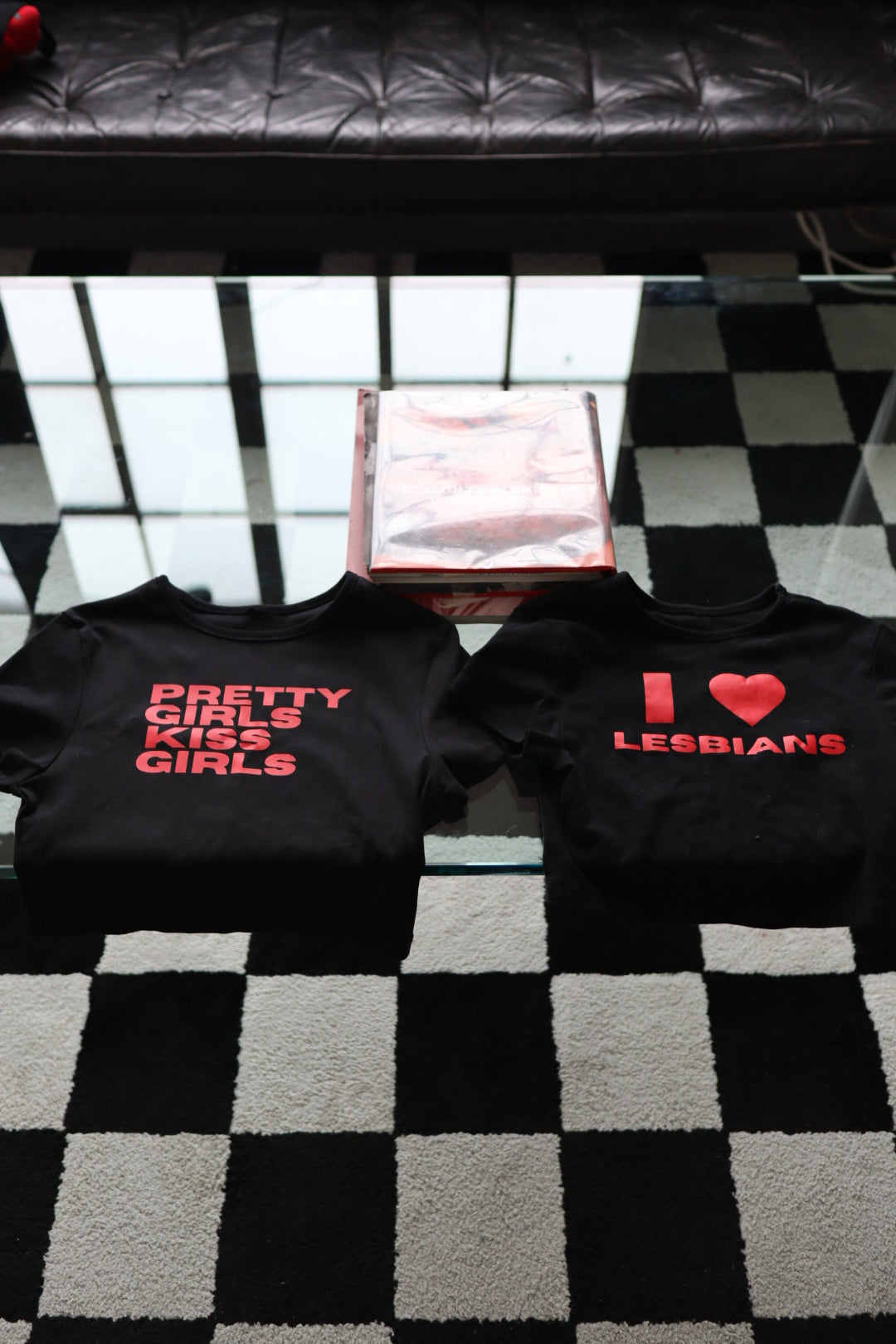 "Pretty Girls Kiss Girls" Crop Top