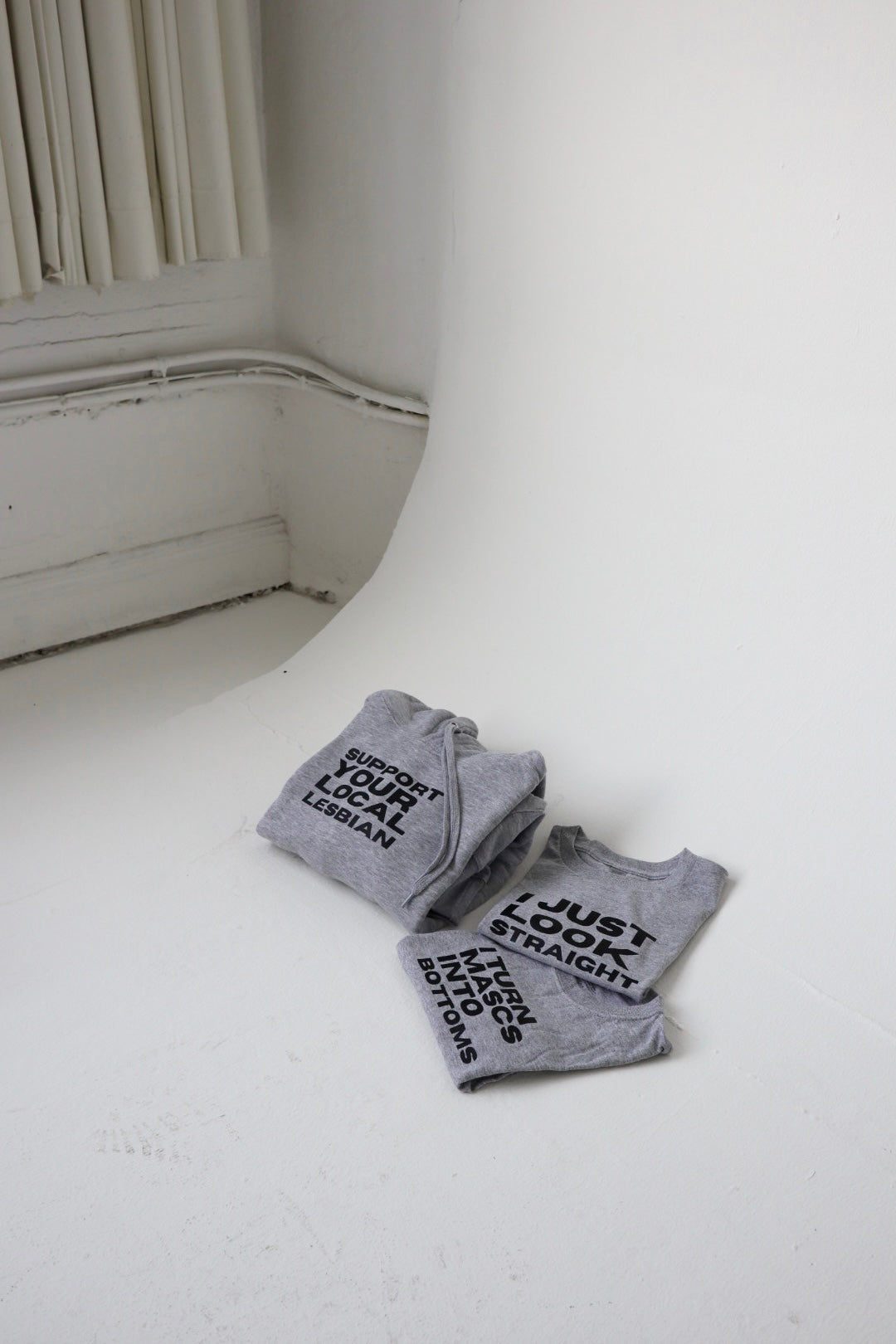 “I Just Look Straight” Tees and Baby Tees