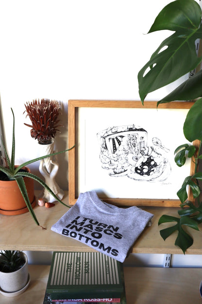 "I Turn Mascs into Bottoms" Tees and Baby Tees