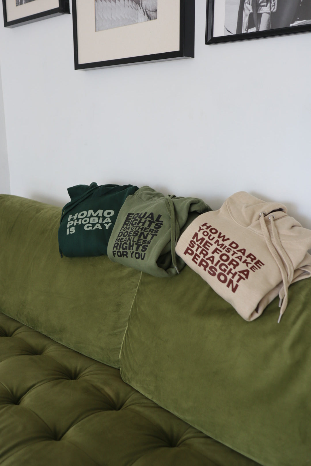 "How Dare" Hoodie in Chai