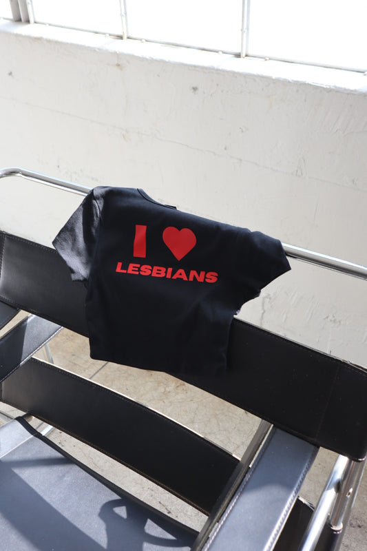 “I Heart Lesbians” Crop Top