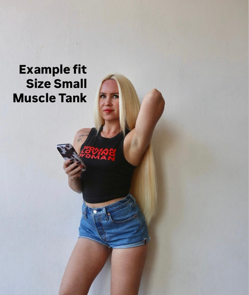 “Woman Loving Woman” Muscle Tank