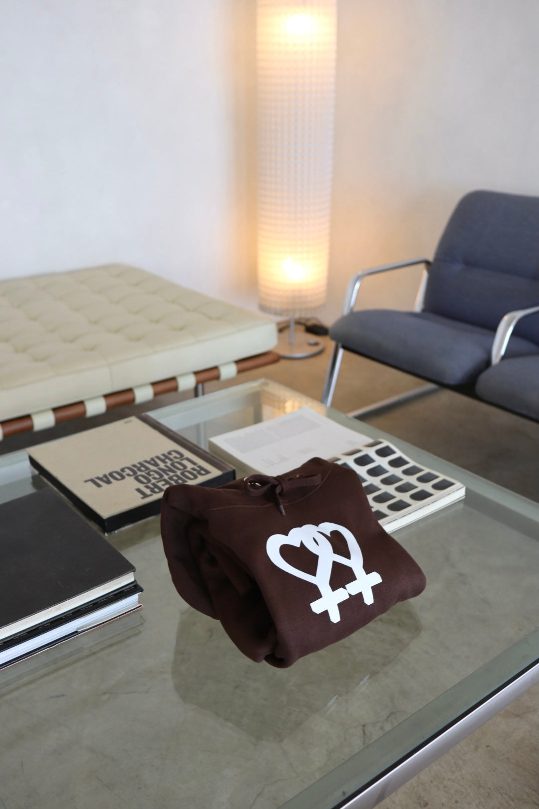 Symbol Hoodie in Coffee