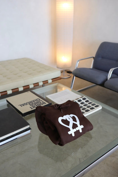 Symbol Hoodie in Coffee