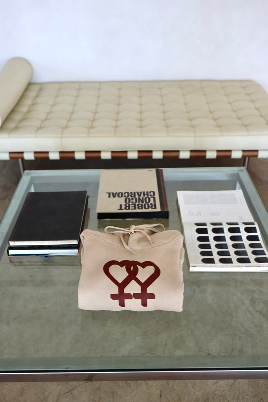 Symbol - Hoodie in Chai