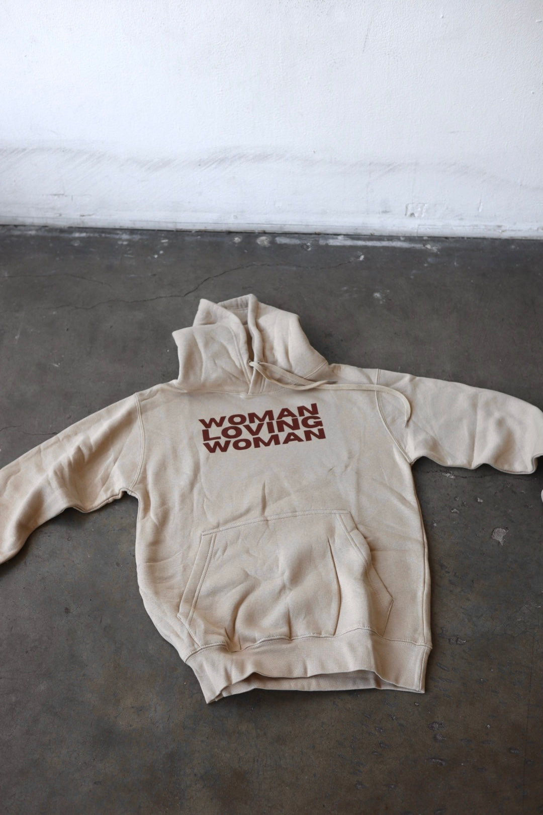 "Woman Loving Woman" Hoodie in Chai