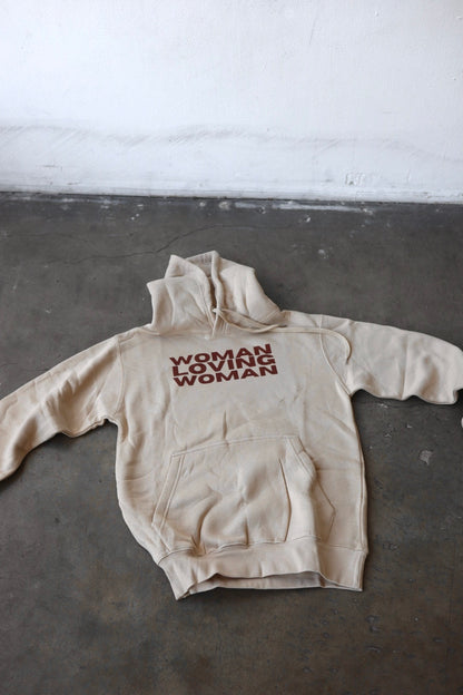 "Woman Loving Woman" Hoodie in Chai