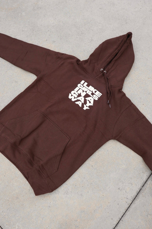 "I Like Girls in a Gay Way" Hoodie in Coffee