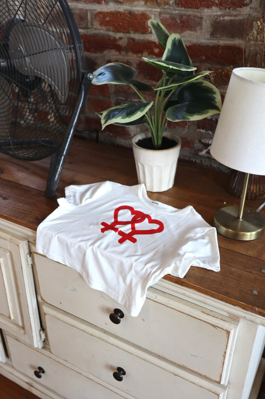 Symbol Short Sleeve Crop Top