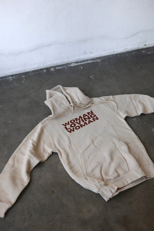 "Woman Loving Woman" Hoodie in Chai