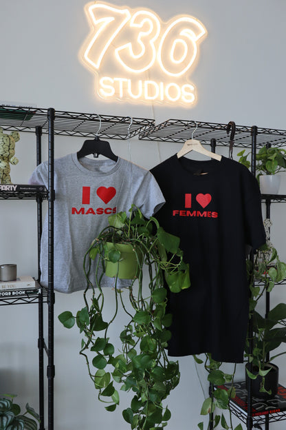 “I Heart Mascs” Tees and Baby Tees