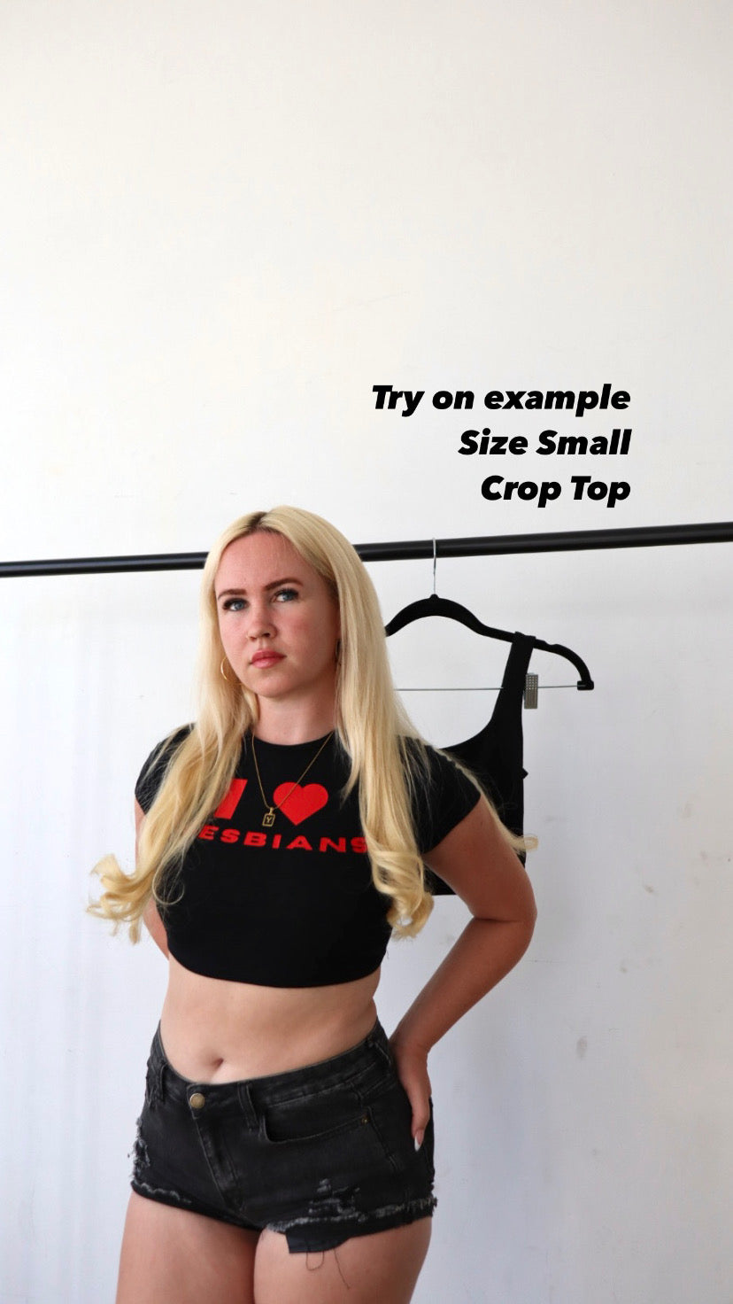 "Wuhluhwuh" Crop Top in Chai
