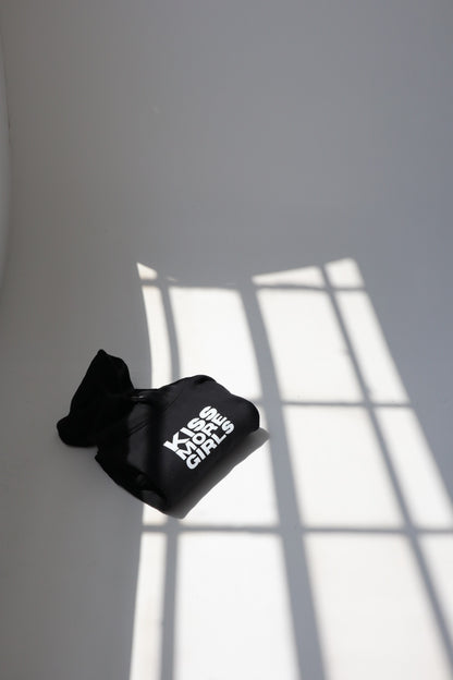 “Kiss More Girls” Hoodie in Cold Brew