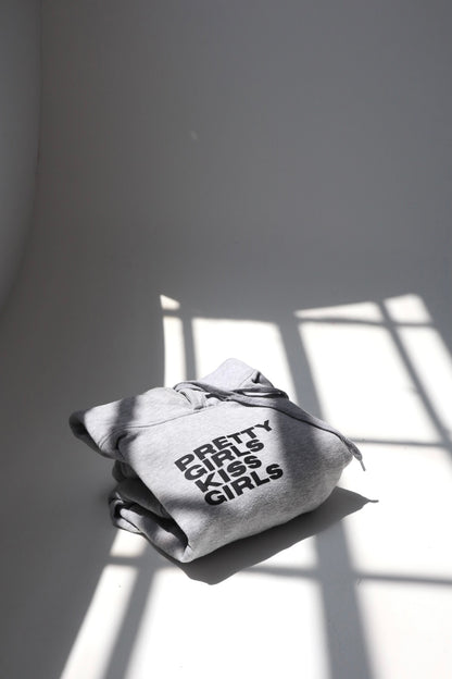 “Pretty Girls Kiss Girls” Hoodie in Chia