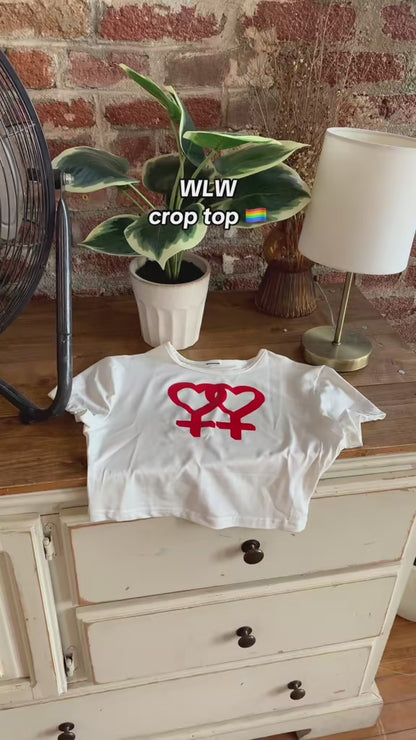 Symbol Short Sleeve Crop Top